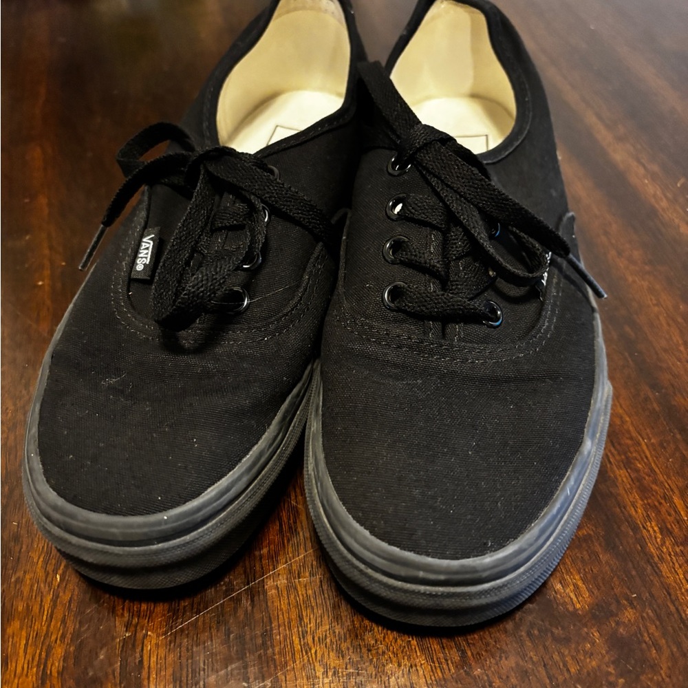 Vans Black Canvas Shoes